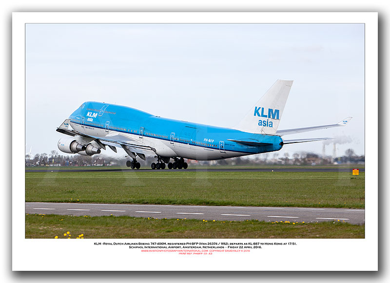 PH-BFP -  KLM - Royal Dutch Airlines Boeing 747-406M (Msn 26374 Ln 992) - 01