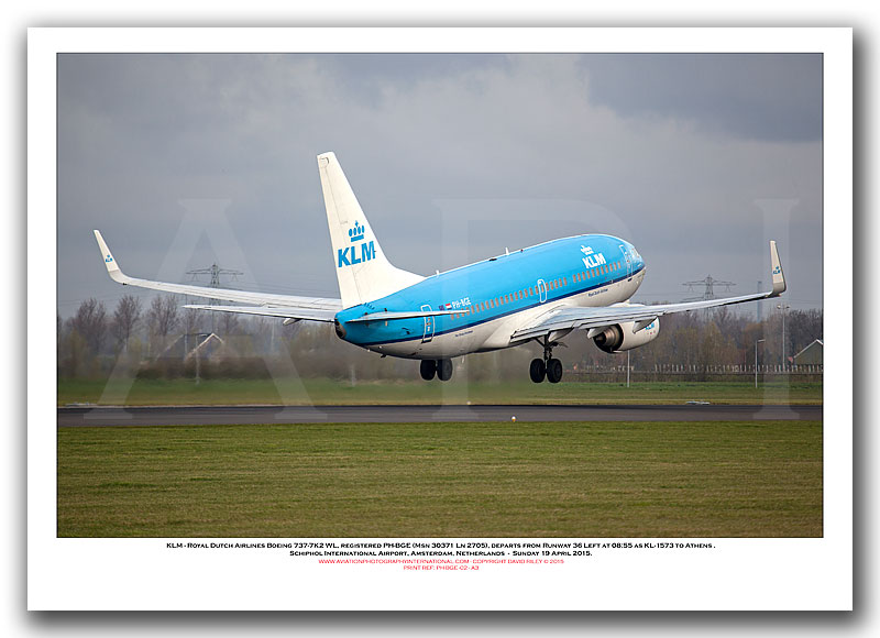 PH-BGE -  KLM - Royal Dutch Airlines Boeing 737-7K2 WL (Msn 30371 Ln 2705) - 02