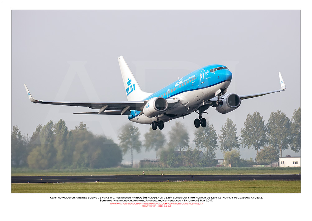PH-BGG -  KLM - Royal Dutch Airlines Boeing 737-7K2 WL (Msn 30367 Ln 2835) - 04
