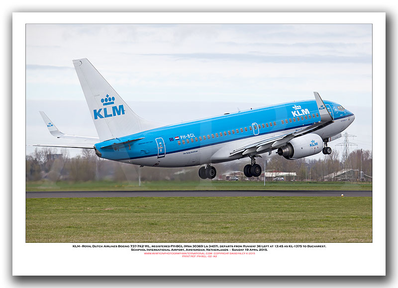 PH-BGL -  KLM - Royal Dutch Airlines Boeing 737-7K2 WL (Msn 30369 Ln 3407) - 02