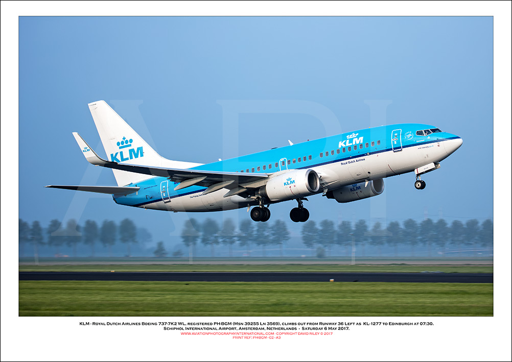PH-BGM -  KLM - Royal Dutch Airlines Boeing 737-7K2 WL (Msn 39255 Ln 3569) - 02