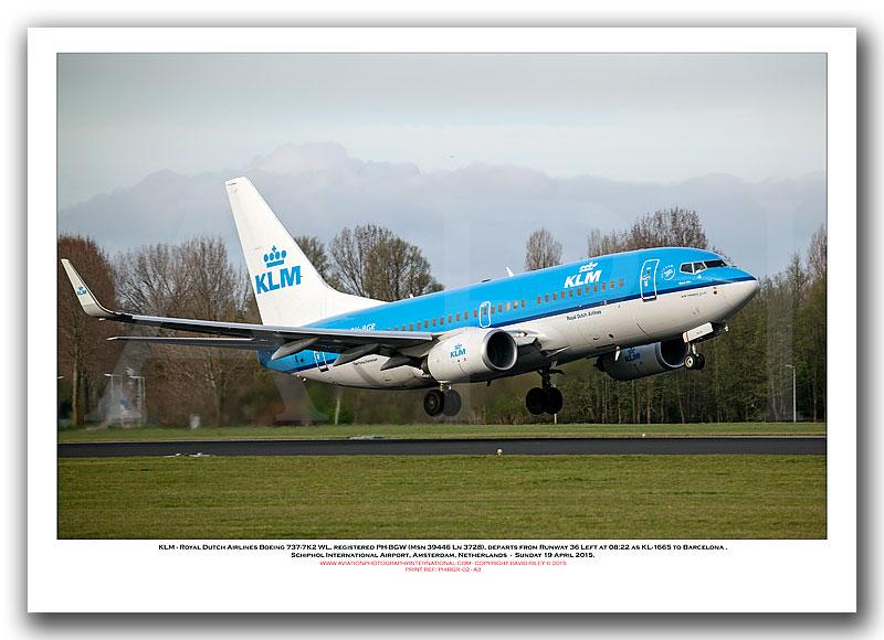 PH-BGR -  KLM - Royal Dutch Airlines Boeing 737-7K2 WL (Msn 39446 Ln 3728) - 02
