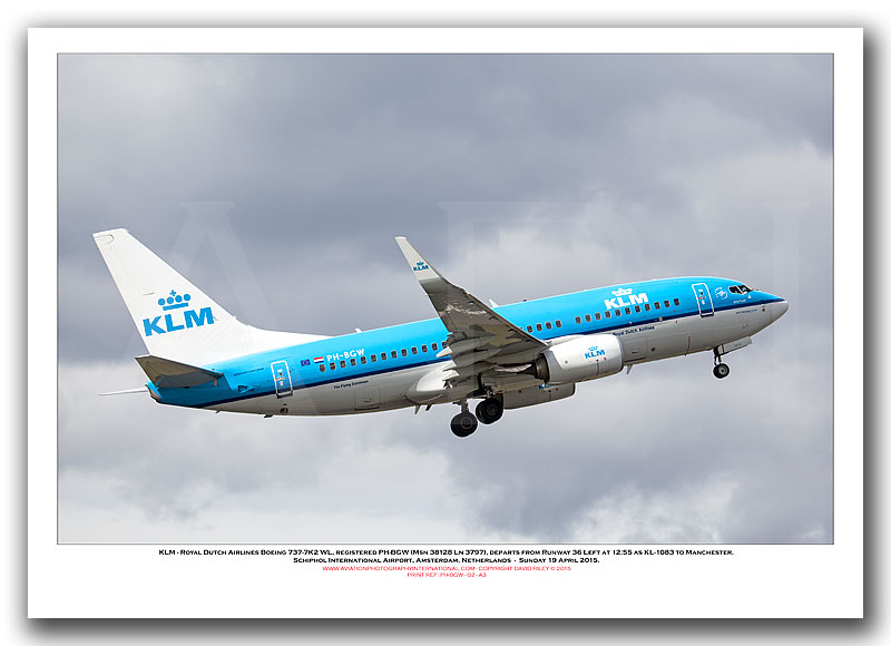 PH-BGW -  KLM - Royal Dutch Airlines Boeing 737-7K2 WL (Msn 38128 Ln 3797) - 02