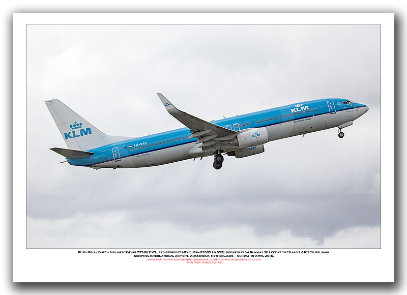 PH-BXE -  KLM - Royal Dutch Airlines Boeing 737-8K2 WL (Msn  29595 Ln 552) - 02