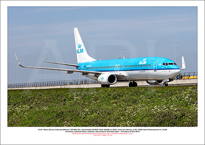 PH-BXF -  KLM - Royal Dutch Airlines Boeing 737-8K2 WL (Msn 29596 Ln 583) - 03