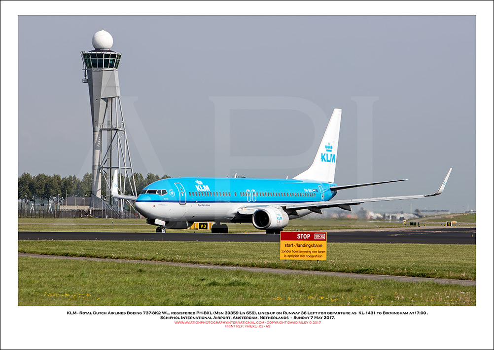 PH-BXL -  KLM - Royal Dutch Airlines Boeing 737-8K2 WL (Msn 30359 Ln 659) - 02