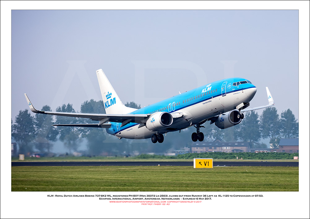 PH-BXY -  KLM - Royal Dutch Airlines Boeing 737-8K2 WL (Msn 30372 Ln 2503) - 02