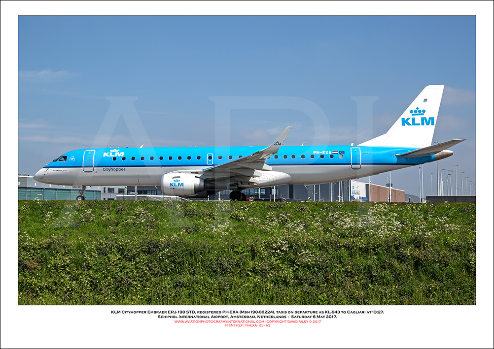 PH-EXA - KLM Cityhopper Embraer ERJ -190 STD (Msn 190-00655) - 03