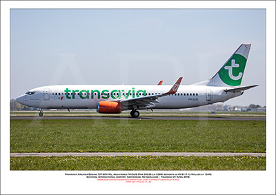 PH-GUB - Transavia Airlines Boeing 737-8EH WL  (Msn 35832 Ln 3309) - 01