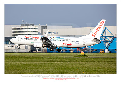 PH-HSF - Transavia Airlines Boeing 737-8K2 WL  (Msn 39261 Ln  3998) - 01