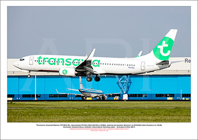 PH-HXJ - Transavia Airlines Boeing 737-8K2 WL  (Msn 62159 Ln 6363) - 01