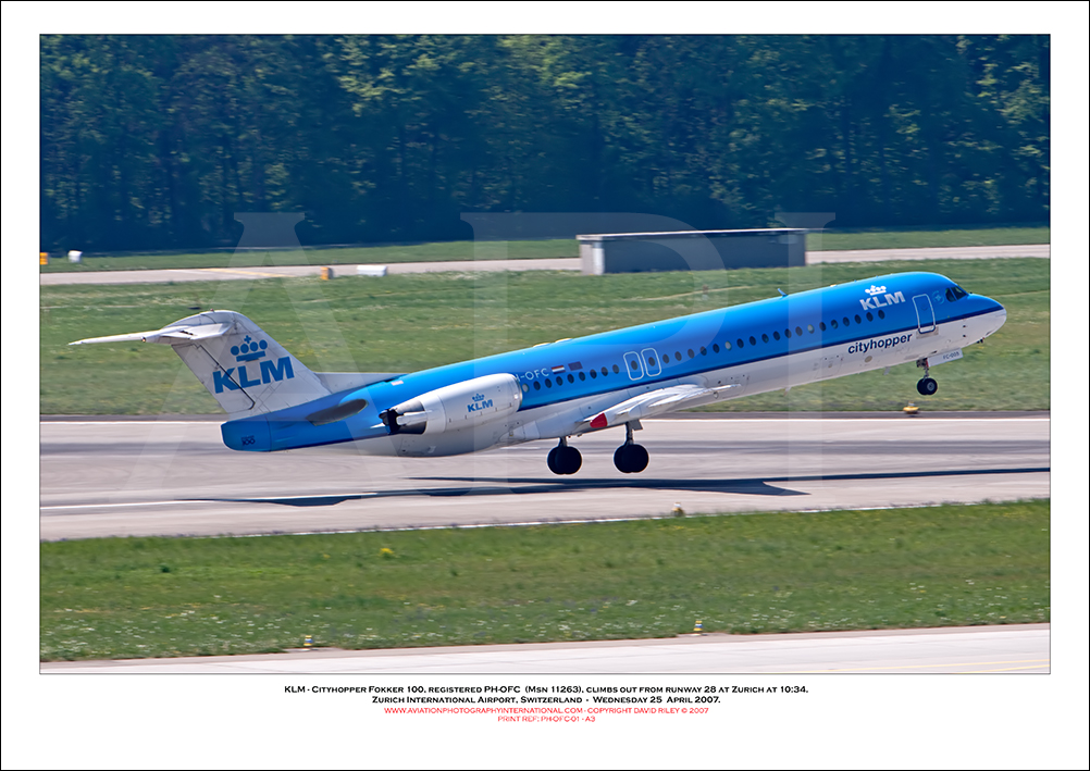 PH-OFC - KLM Cityhopper Fokker 100 (Msn 11263) - 01