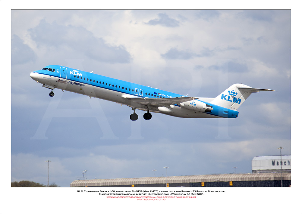 PH-OFM - KLM Cityhopper Fokker 100 (Msn 11475) - 01