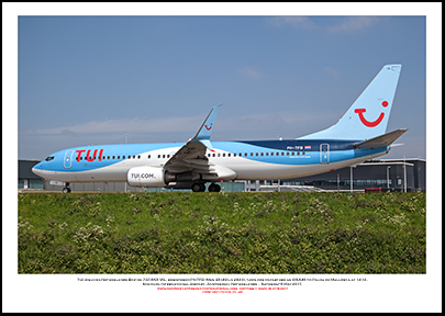 PH-TFB - TUI Airlines Netherlands Boeing 737-8K5 WL  (Msn 35149 Ln 2820) - 01