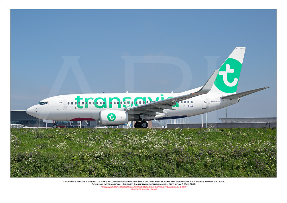 PH-XRA - Transavia Airlines Boeing 737-7K2 WL  (Msn 30784 Ln 873) - 03