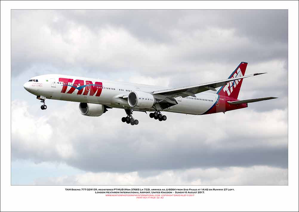 PT-MUB - TAM Boeing 777-32W ER (Msn 37665 Ln 733) - 02