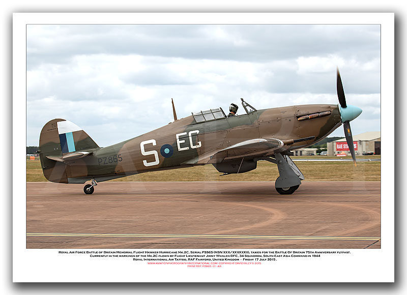 PZ865 - Royal Air Force Battle of Britain Memorial Flight Hawker Hurricane Mk.2C (Msn Unknown) - 02