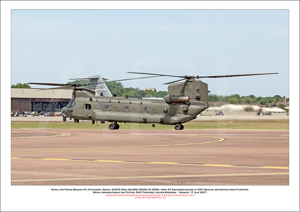 RAF-ZA675 - Royal Air Force Boeing  HC.4 Chinook (Msn006/B-822/M.7009) - 01