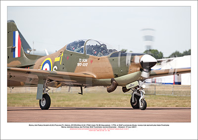 RAF-ZF378 - Royal Air Force Short S-312 Tucano T.1  (Msn S121/T92) - 01
