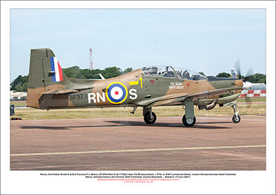 RAF-ZF378 - Royal Air Force Short S-312 Tucano T.1  (Msn S121/T92) - 02