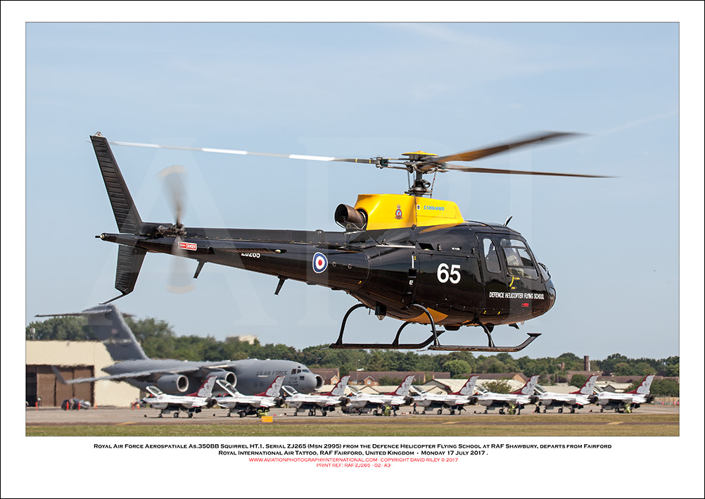 RAF-ZJ265- Royal Air Force Eurocopter As-350BB Squirrel HT.1  (Msn 2995) - 02