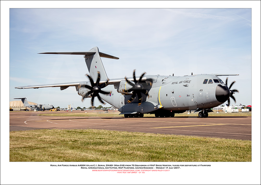 RAF-ZM401 - Royal Air Force Airbus A400M Atlas C.1  (Msn 016) - 01