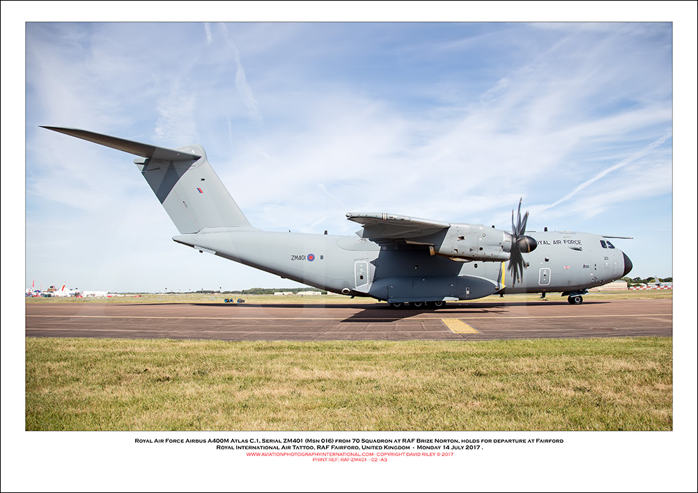 RAF-ZM401 - Royal Air Force Airbus A400M Atlas C.1  (Msn 016) - 02