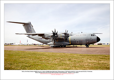 RAF-ZM406 - Royal Air Force Airbus A400M Atlas C.1  (Msn 024) - 01