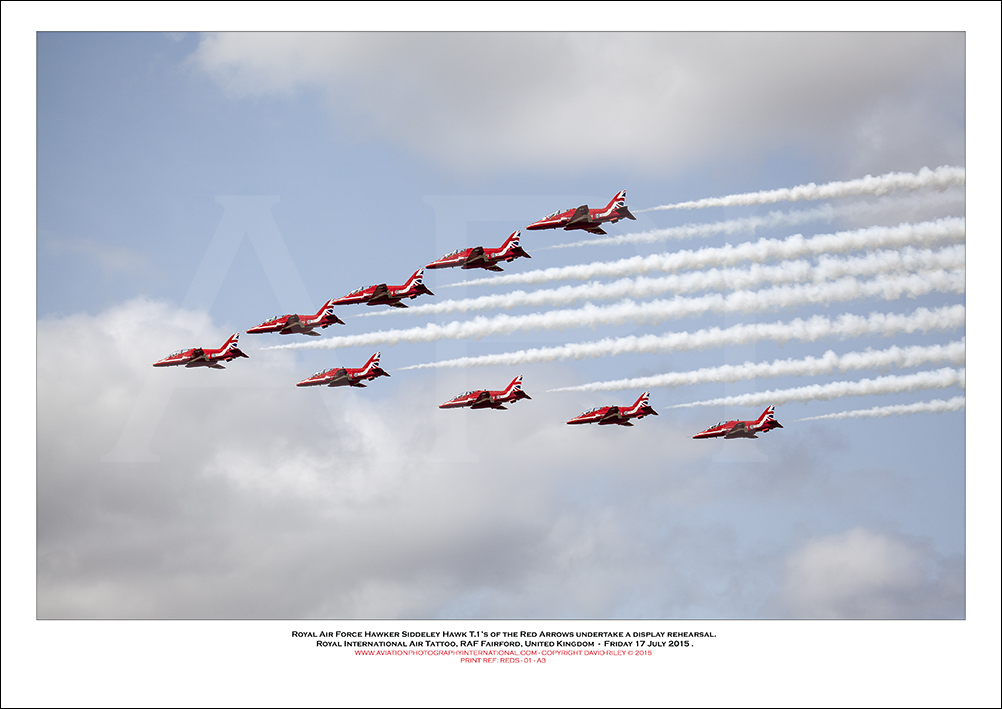 REDS - Royal Air Force British Aerospace Hawk T.1�s of the Red Arrows - 01