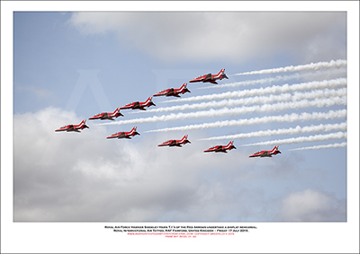 REDS - Royal Air Force British Aerospace Hawk T.1�s of the Red Arrows - 01