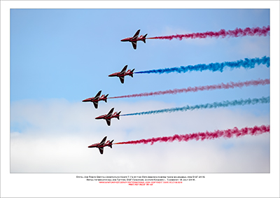 REDS - Royal Air Force Red Arrows during their rehearsal for RIAT 2019 - 35