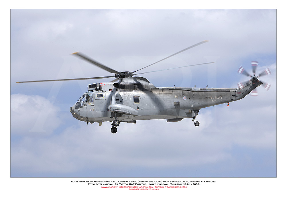 RN-ZE420- Royal Navy Westland Sea King ASaC7 (Msn WA958/3092) - 01