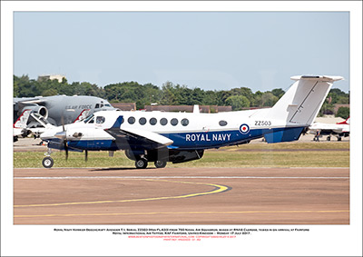RN-ZZ503 - Royal Navy Hawker Beechcraft Avenger T.1  (Msn FL-633) - 01