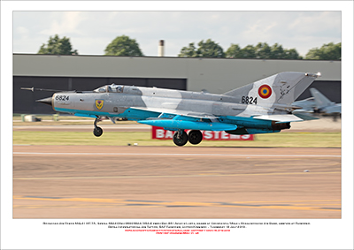 ROMANIA-6824- Romanian Air Force MiG-21 MF-75, (Msn 96006824/0524) - 01
