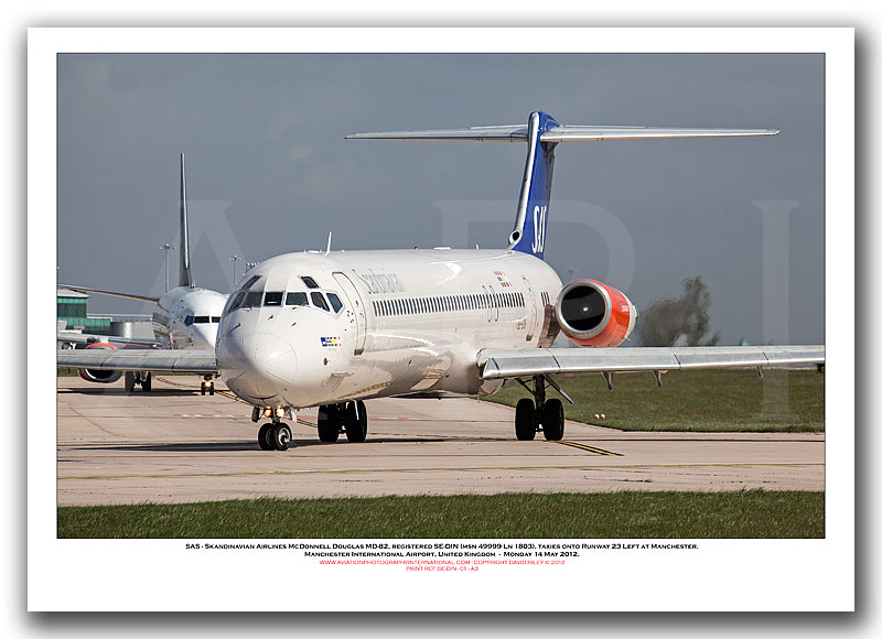 SE-DIN - SAS - Skandinavian Airlines McDonnell Douglas MD-82 (Msn  49999 Ln 1803) - 01