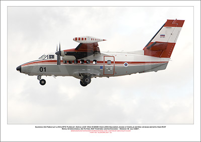 SLOVENIA-L4-01 - Slovenian Air Force Let L-410UVP-E Turbolet (Msn  912606) - 02