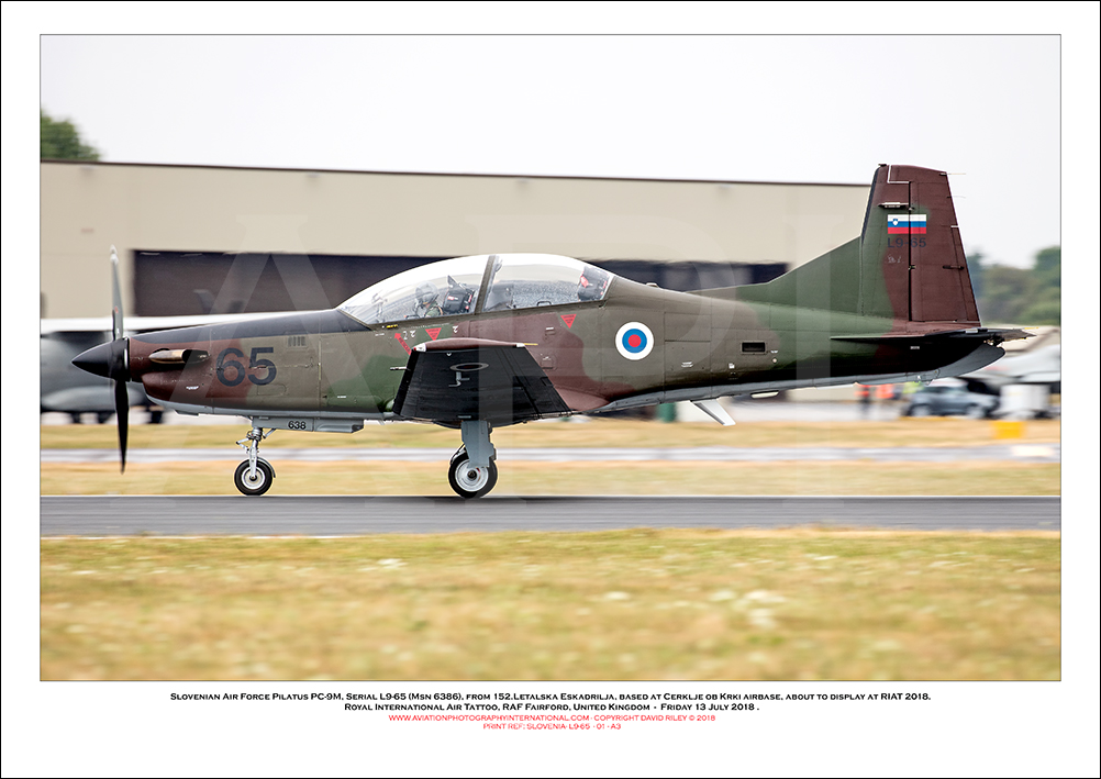 SLOVENIA-L9-65 - Slovenian Air Force Pilatus PC-9M (Msn 6386) - 03