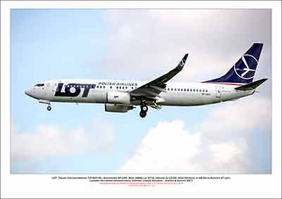 SP-LWA - LOT - Polish Airlines Boeing 737-89P WL  (Msn 30682 Ln 1673) - 01