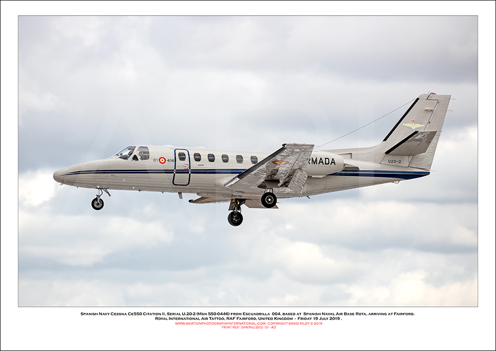 SPAIN-U.20-2 - Spanish Navy Cessna Ce550 Citation II (Msn 550-0446) - 01