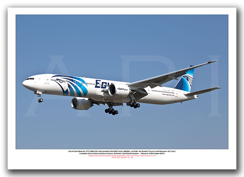 SU-GDP - Egyptair Boeing 777-36N ER  (Msn 38290 Ln 918) - 01