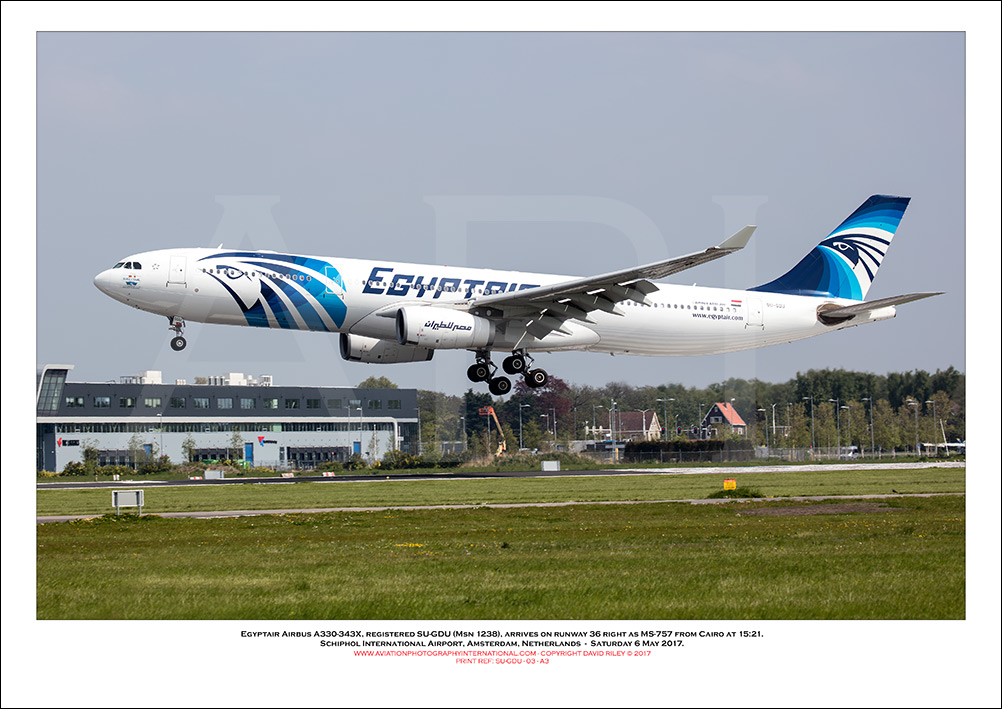 SU-GDU - Egyptair Airbus A330-343X  (Msn 1238) - 03