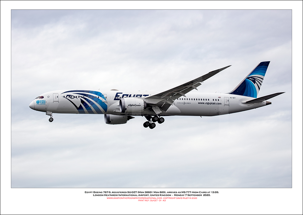SU-GET - Egypt Boeing 787-9  (Msn 38801 Msn 869) - 01