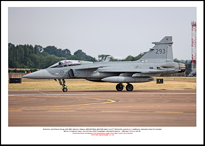 SWEDEN-39293 - Swedish Air Force Saab JAS 39C Gripen (Msn 39-293) - 01