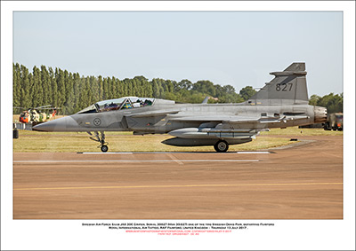 SWEDEN-39827 - Swedish Air Force Saab JAS 39E Gripen (Msn 39-827) - 01