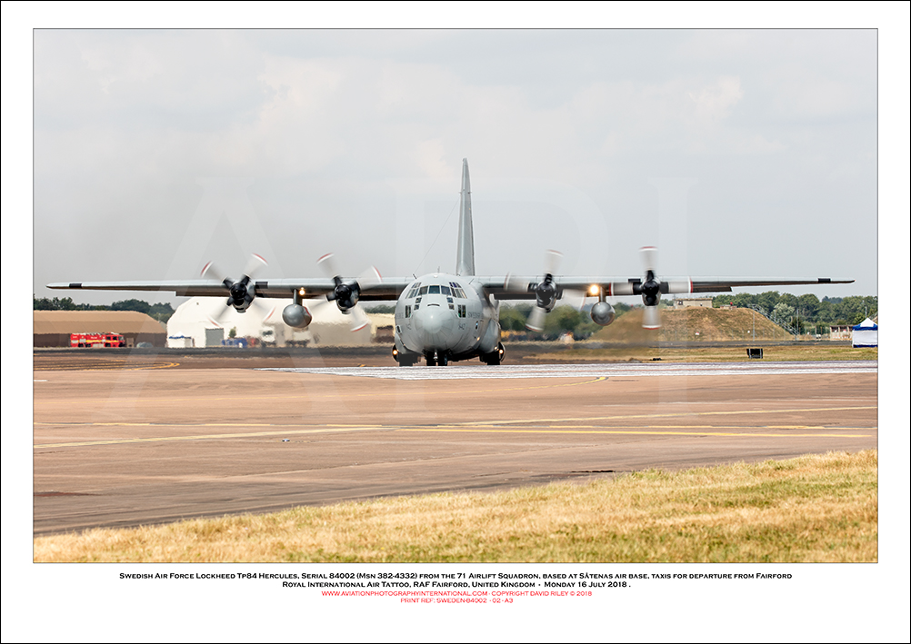 SWEDEN-84002 - Swedish Air Force Lockheed Tp84 Hercules (Msn 382-4332) - 02