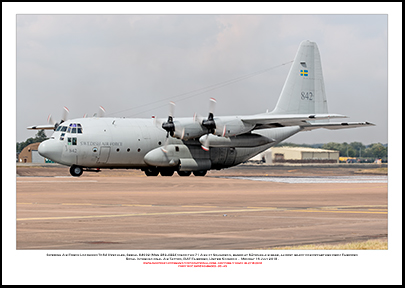 SWEDEN-84002 - Swedish Air Force Lockheed Tp84 Hercules (Msn 382-4332) - 03