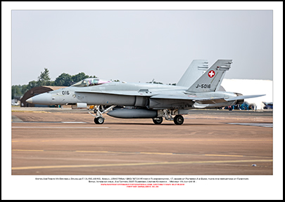 SWISS-J-5016 -Swiss Air Force McDonnell Douglas F/A-18C-49-MC  (Msn 1363/SFC016) - 02