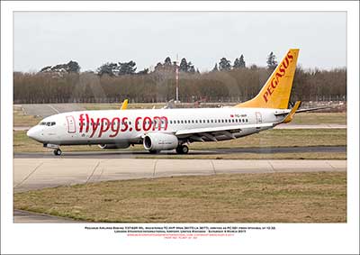 TC-AVP - Pegasus Airlines Boeing 737-82R WL  (Msn 381754 Ln 3877) - 01