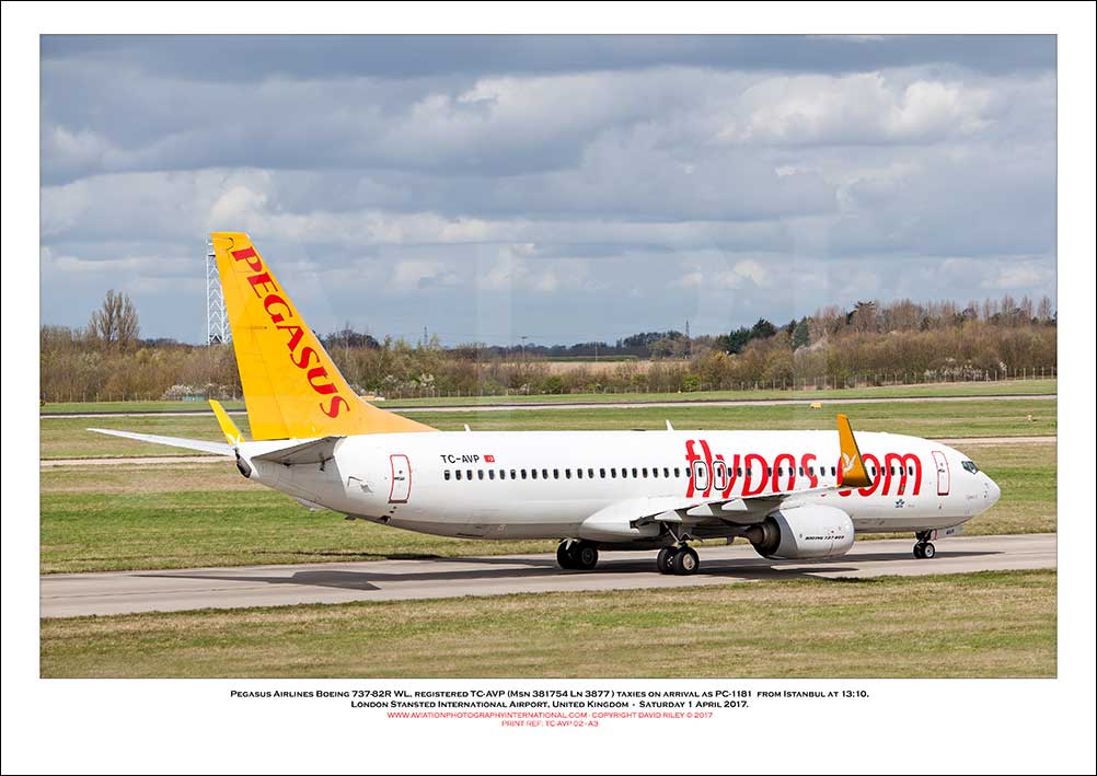 TC-AVP - Pegasus Airlines Boeing 737-82R WL  (Msn 381754 Ln 3877) - 02