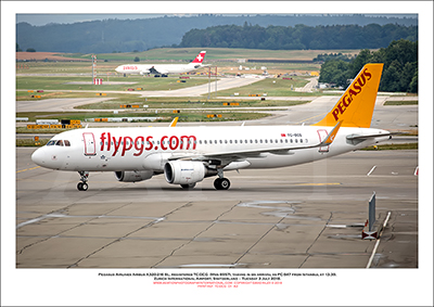 TC-DCG - Pegasus Airlines Airbus A320-216 SL  (Msn 6957) - 01